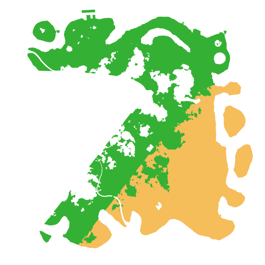 Biome Rust Map: Procedural Map, Size: 4000, Seed: 120750972