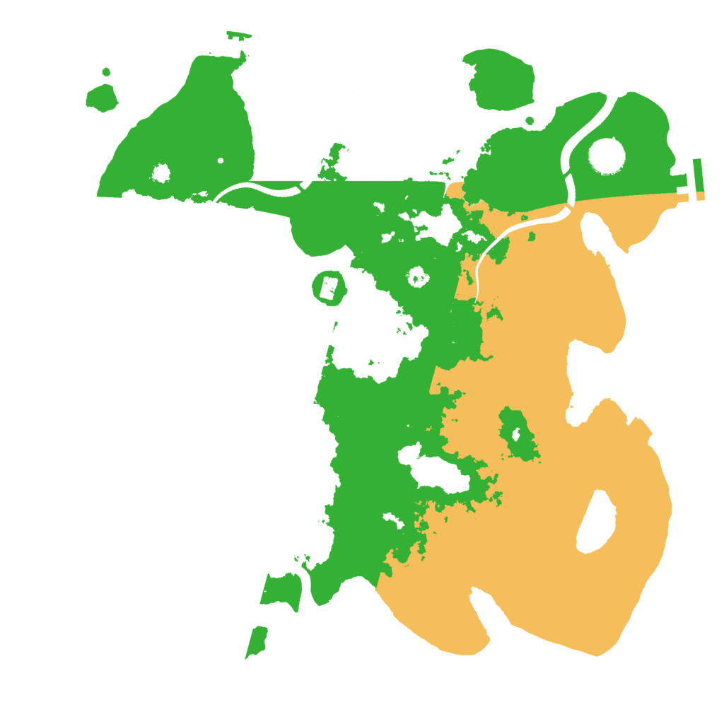 Biome Rust Map: Procedural Map, Size: 3500, Seed: 1661086004