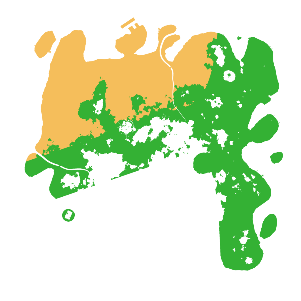 Biome Rust Map: Procedural Map, Size: 3850, Seed: 591265920