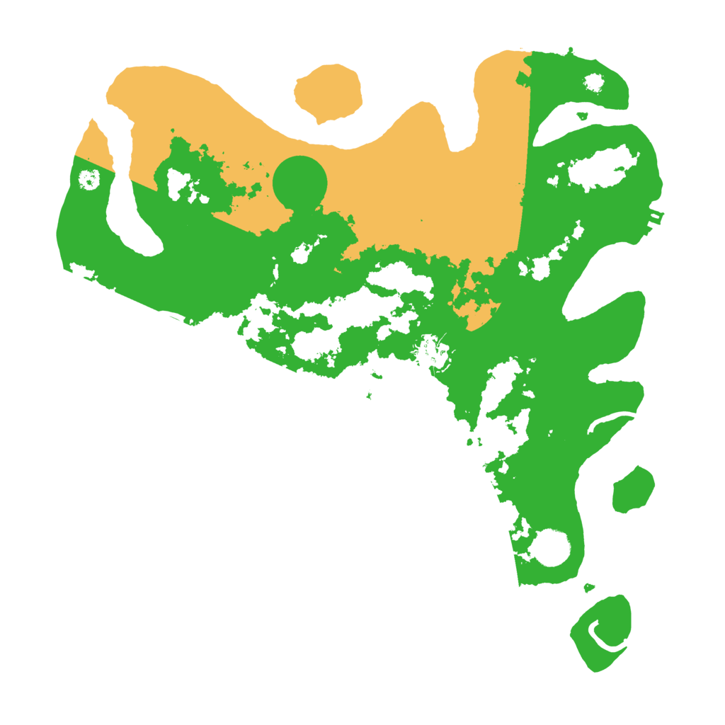 Biome Rust Map: Procedural Map, Size: 3500, Seed: 8579231