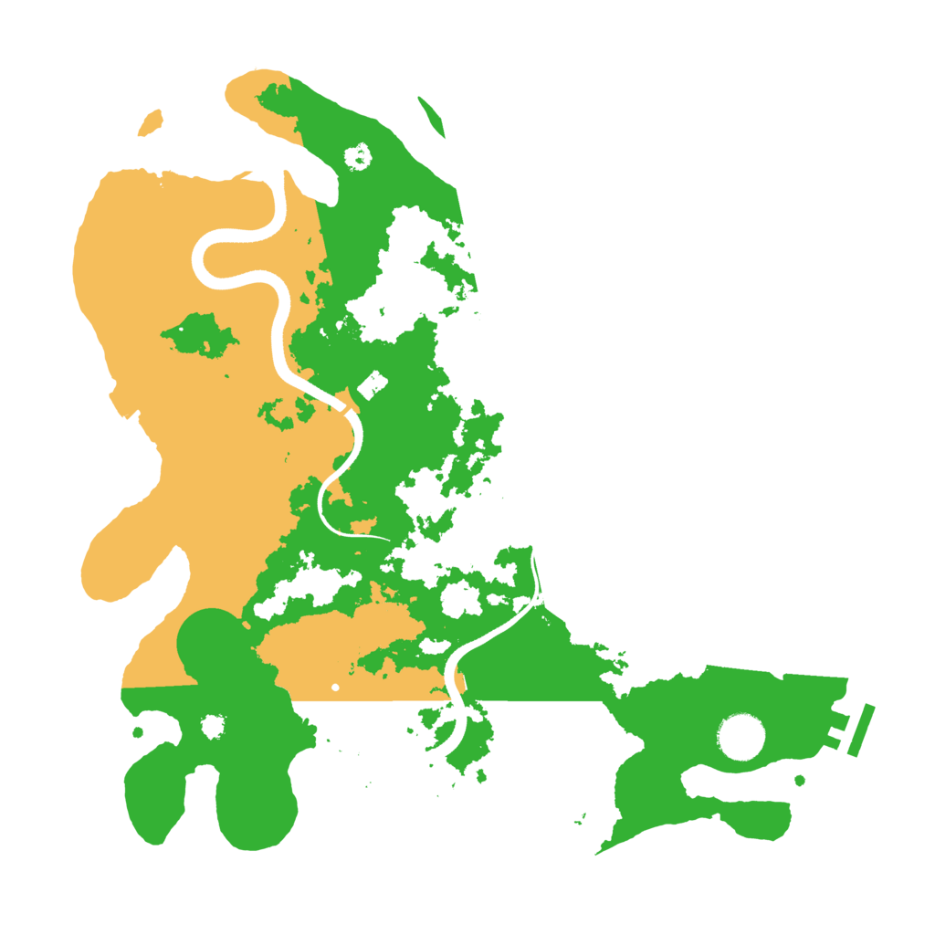 Biome Rust Map: Procedural Map, Size: 3500, Seed: 1002164188