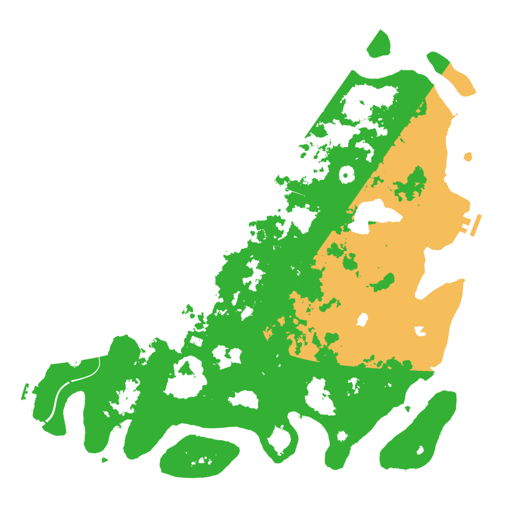 Biome Rust Map: Procedural Map, Size: 4500, Seed: 807235325