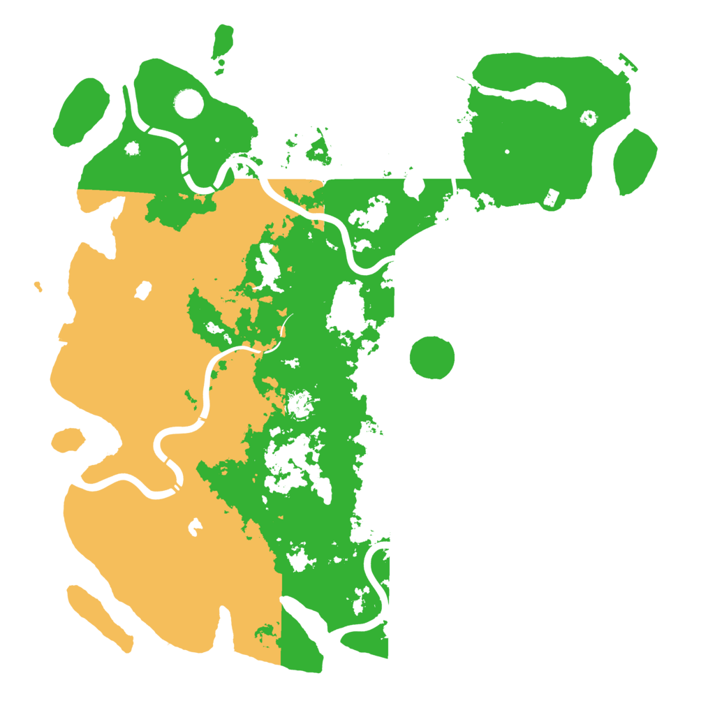 Biome Rust Map: Procedural Map, Size: 4500, Seed: 344641750