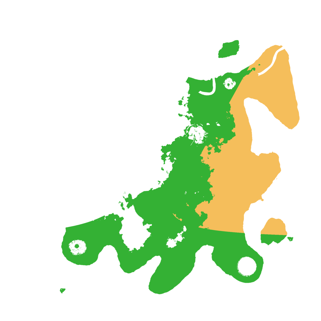 Biome Rust Map: Procedural Map, Size: 3000, Seed: 6520137