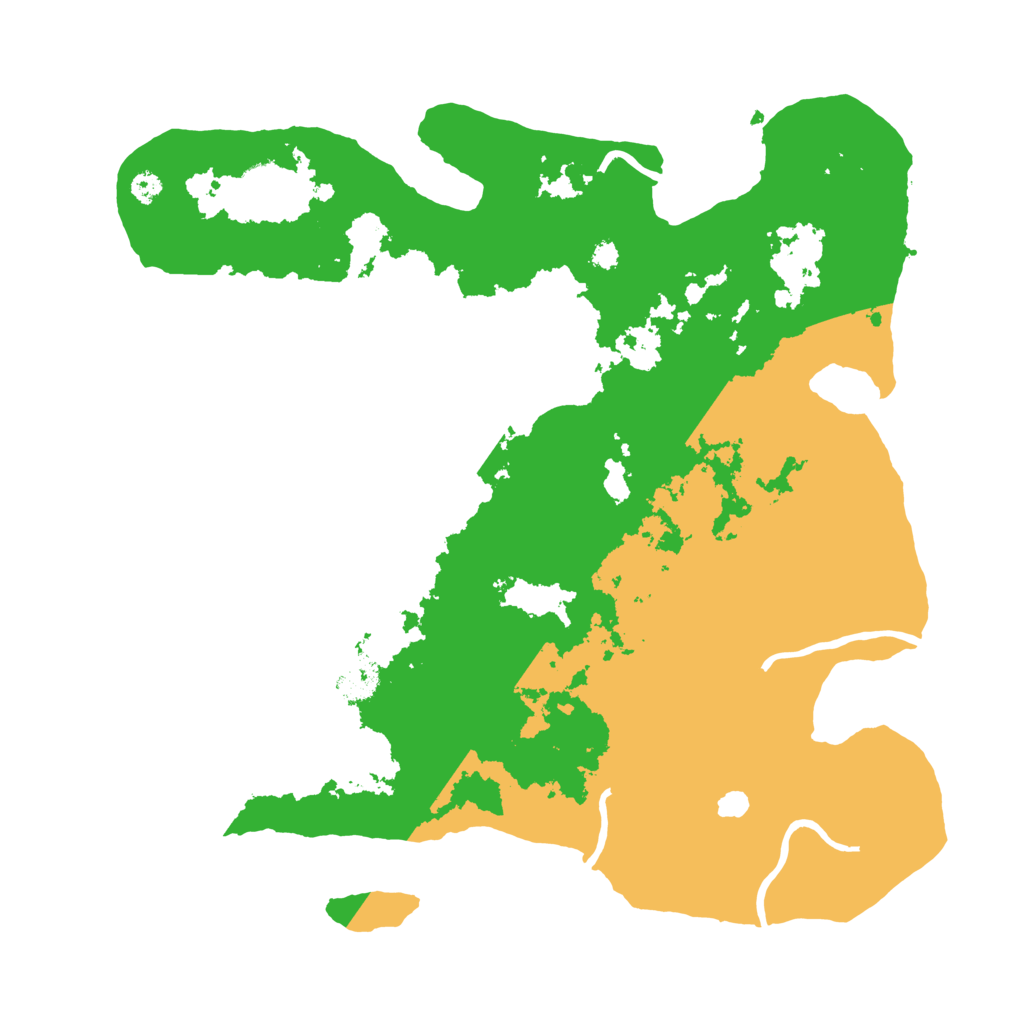 Biome Rust Map: Procedural Map, Size: 3500, Seed: 23635