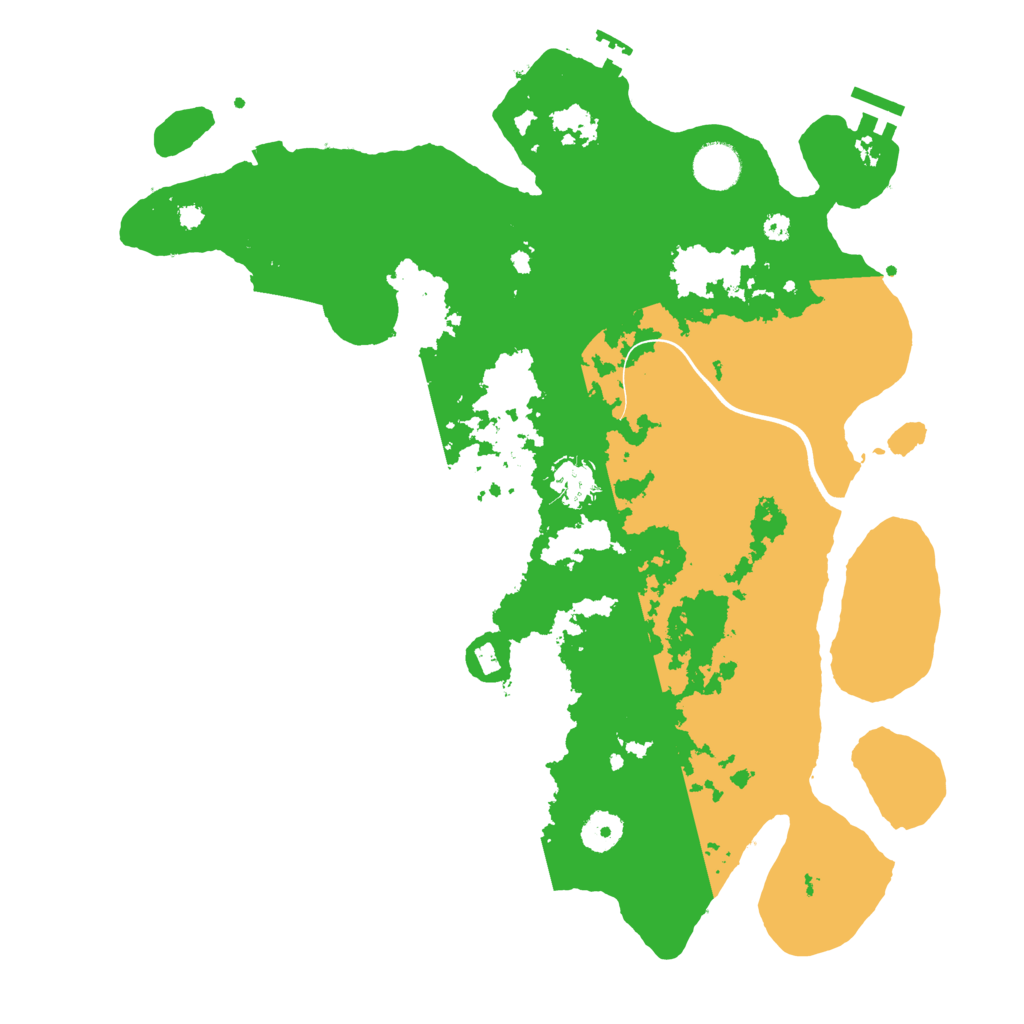 Biome Rust Map: Procedural Map, Size: 3800, Seed: 802810348