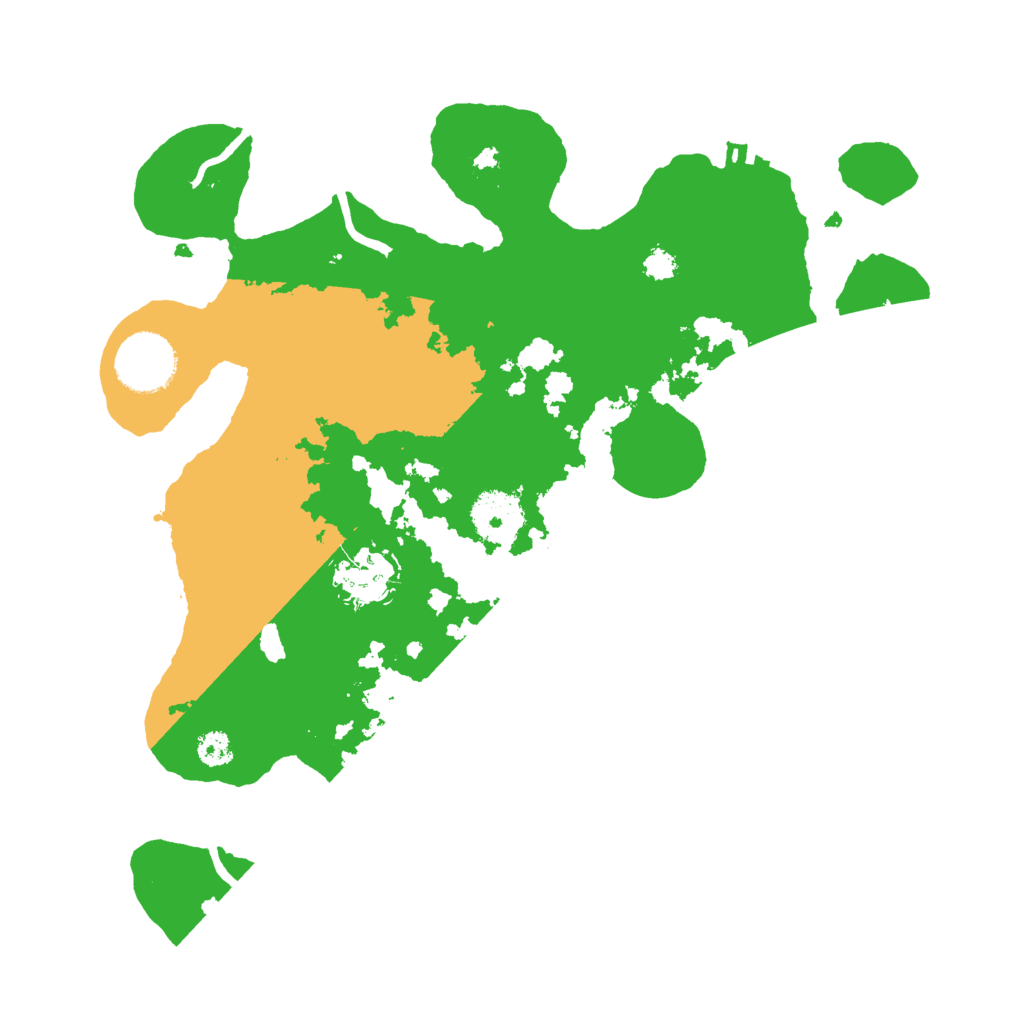 Biome Rust Map: Procedural Map, Size: 3000, Seed: 1981