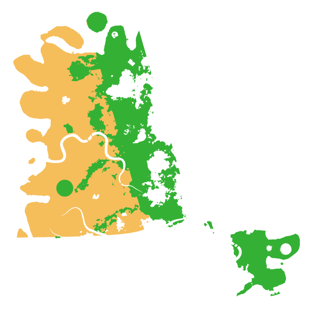Biome Rust Map: Procedural Map, Size: 5000, Seed: 44300