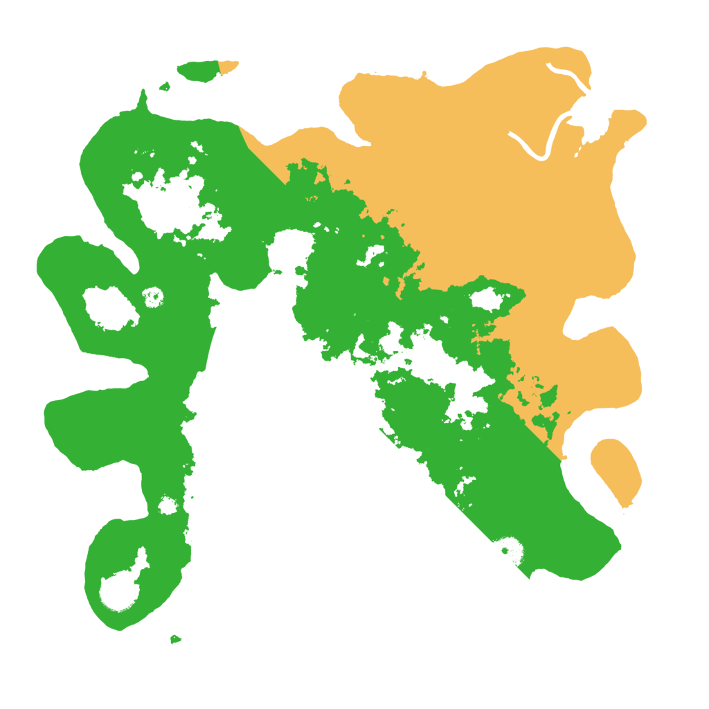 Biome Rust Map: Procedural Map, Size: 3500, Seed: 1423157235