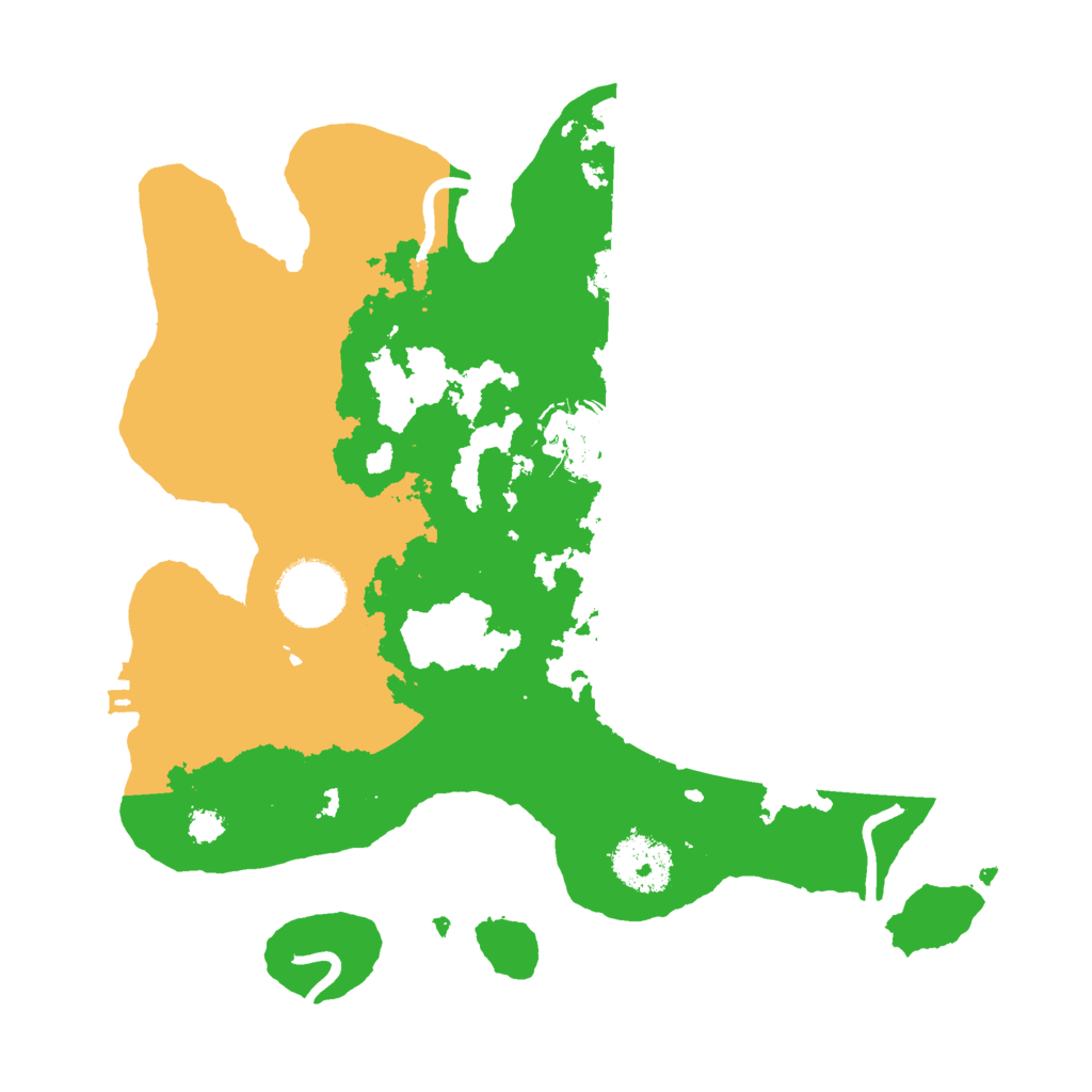 Biome Rust Map: Procedural Map, Size: 2840, Seed: 43234889