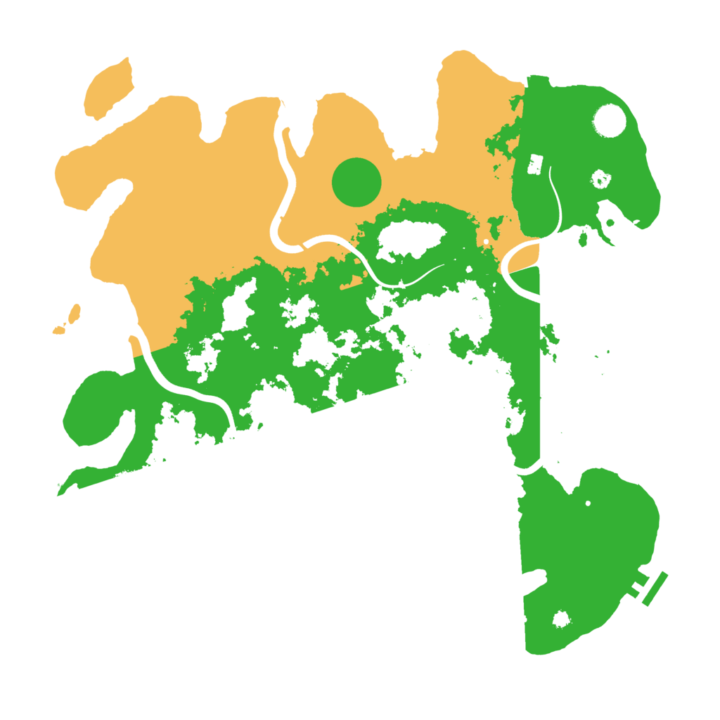 Biome Rust Map: Procedural Map, Size: 3850, Seed: 46013883