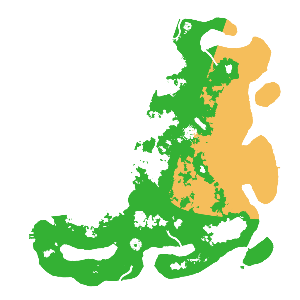 Biome Rust Map: Procedural Map, Size: 3850, Seed: 597095179