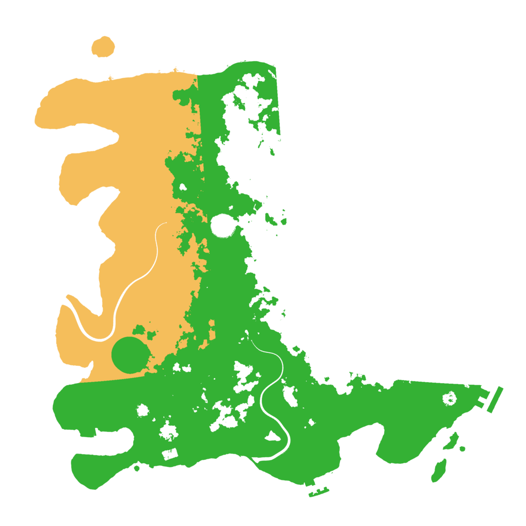 Biome Rust Map: Procedural Map, Size: 3850, Seed: 546809972