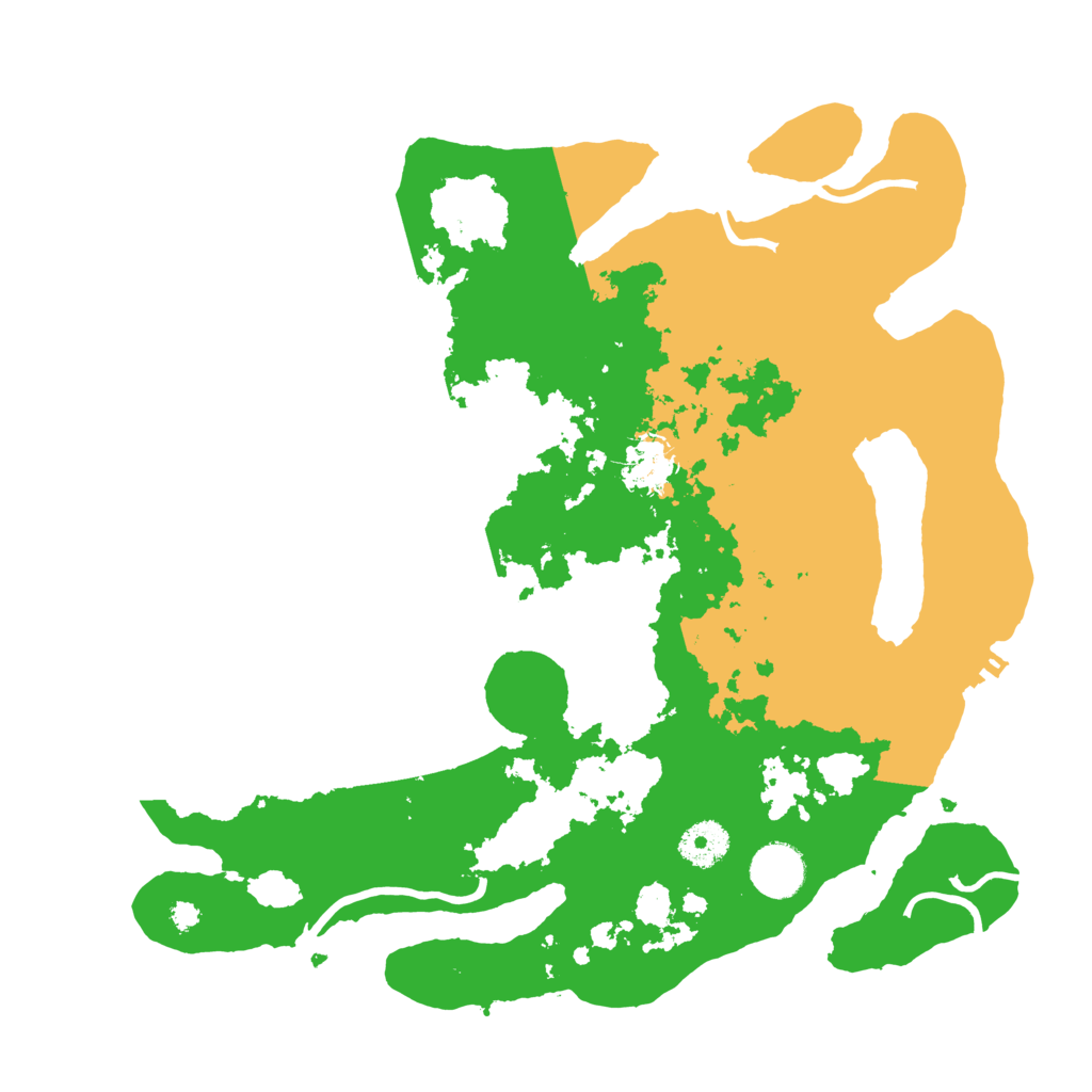 Biome Rust Map: Procedural Map, Size: 3500, Seed: 1155272160