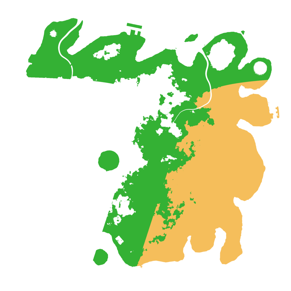 Biome Rust Map: Procedural Map, Size: 3850, Seed: 954140259