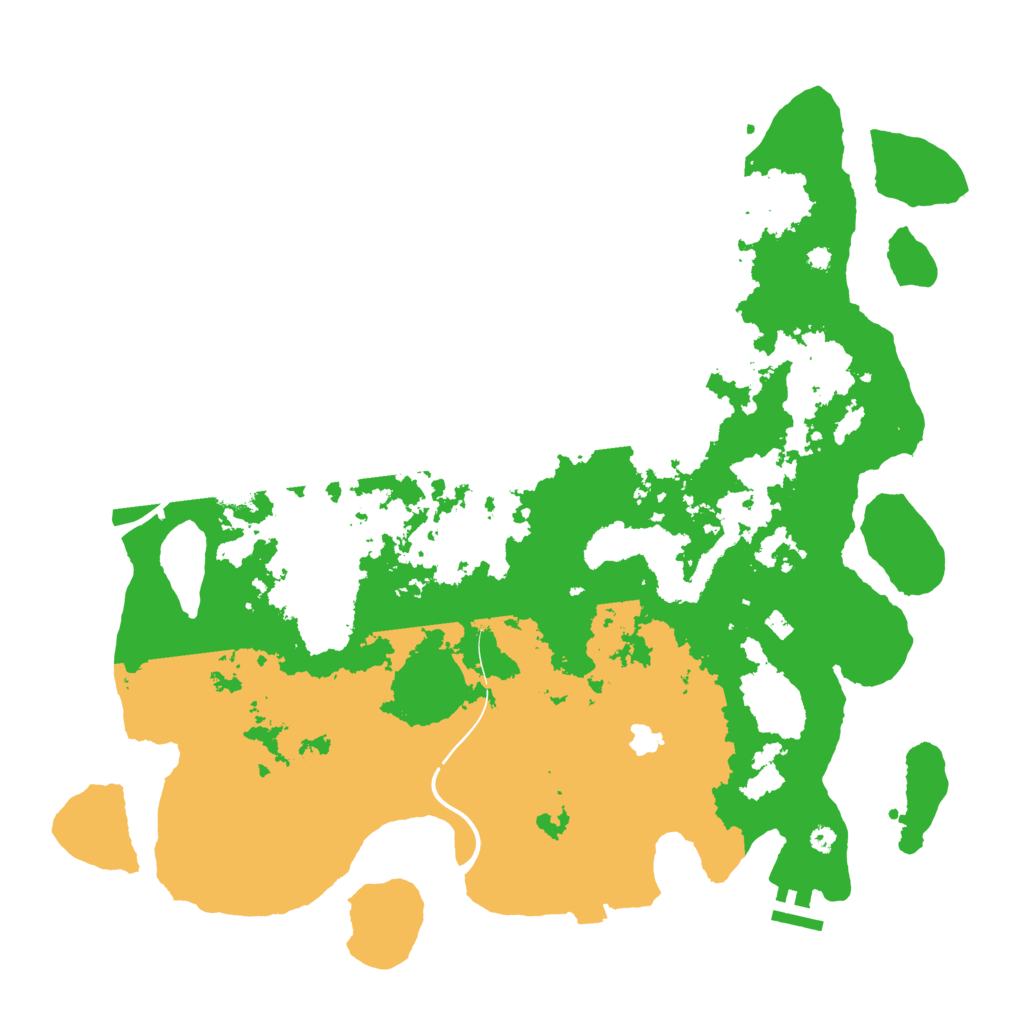 Biome Rust Map: Procedural Map, Size: 4000, Seed: 376931