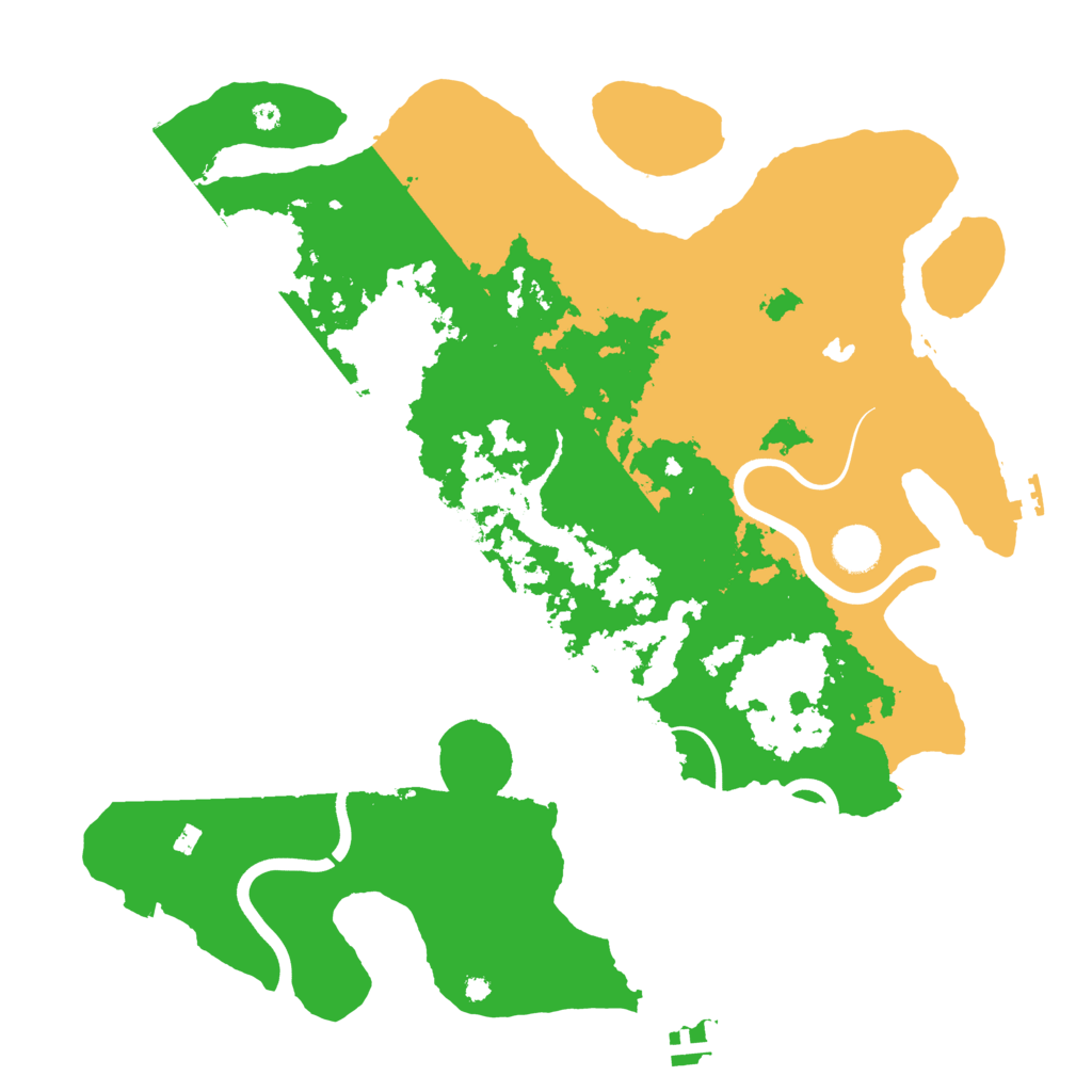 Biome Rust Map: Procedural Map, Size: 4000, Seed: 302521