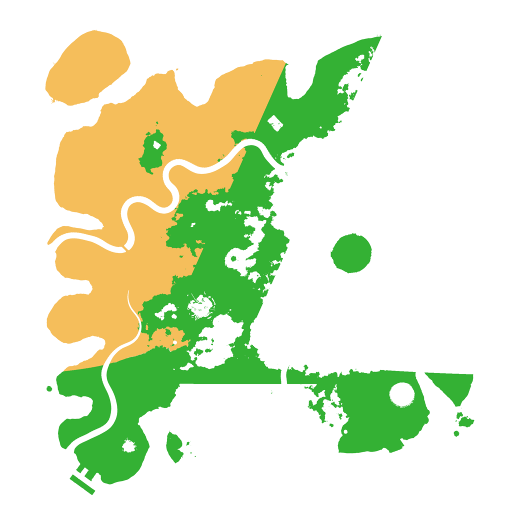 Biome Rust Map: Procedural Map, Size: 3700, Seed: 858971
