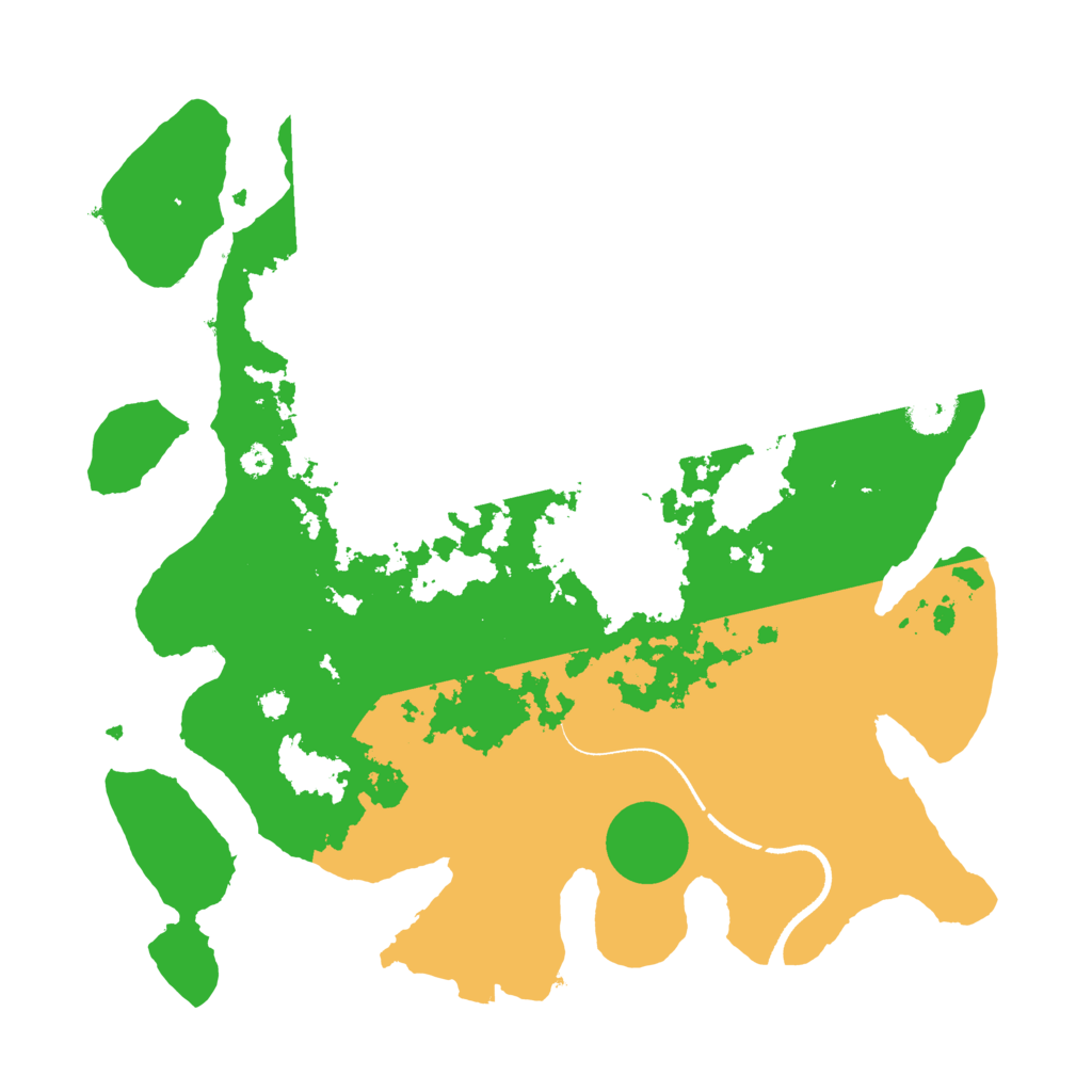 Biome Rust Map: Procedural Map, Size: 3500, Seed: 1059673176