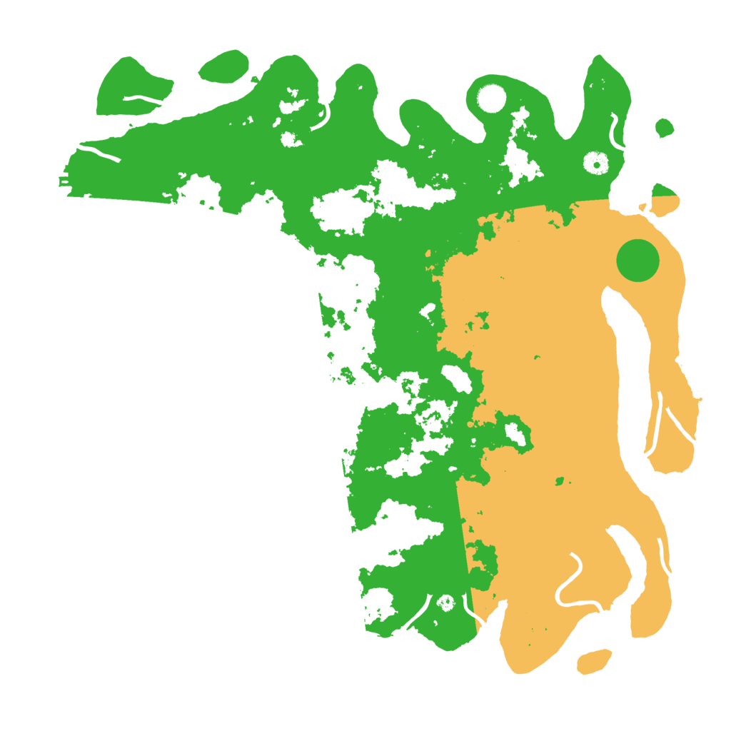 Biome Rust Map: Procedural Map, Size: 4500, Seed: 253