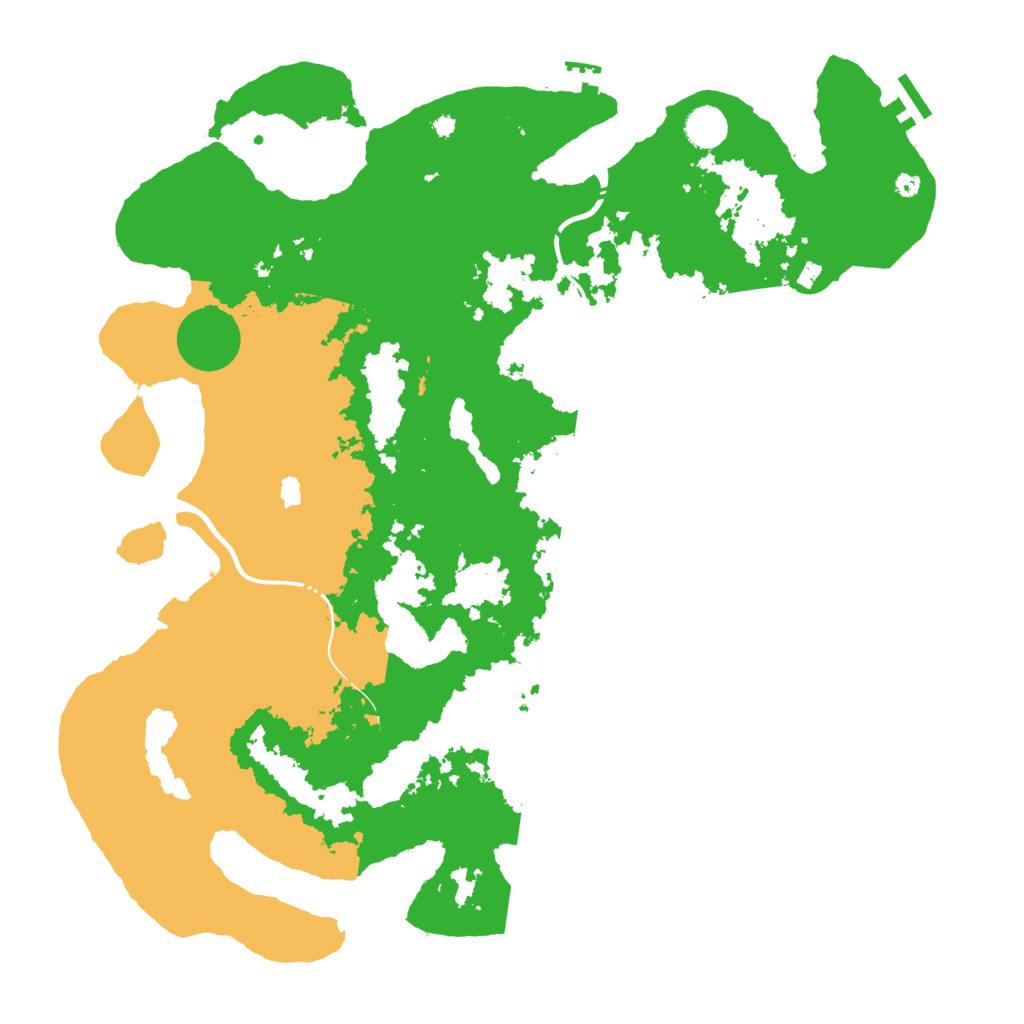 Biome Rust Map: Procedural Map, Size: 4250, Seed: 529371