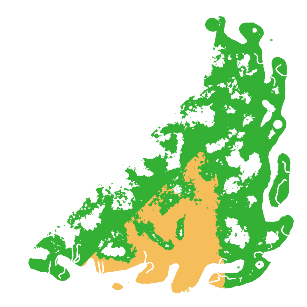 Biome Rust Map: Procedural Map, Size: 6000, Seed: 68431