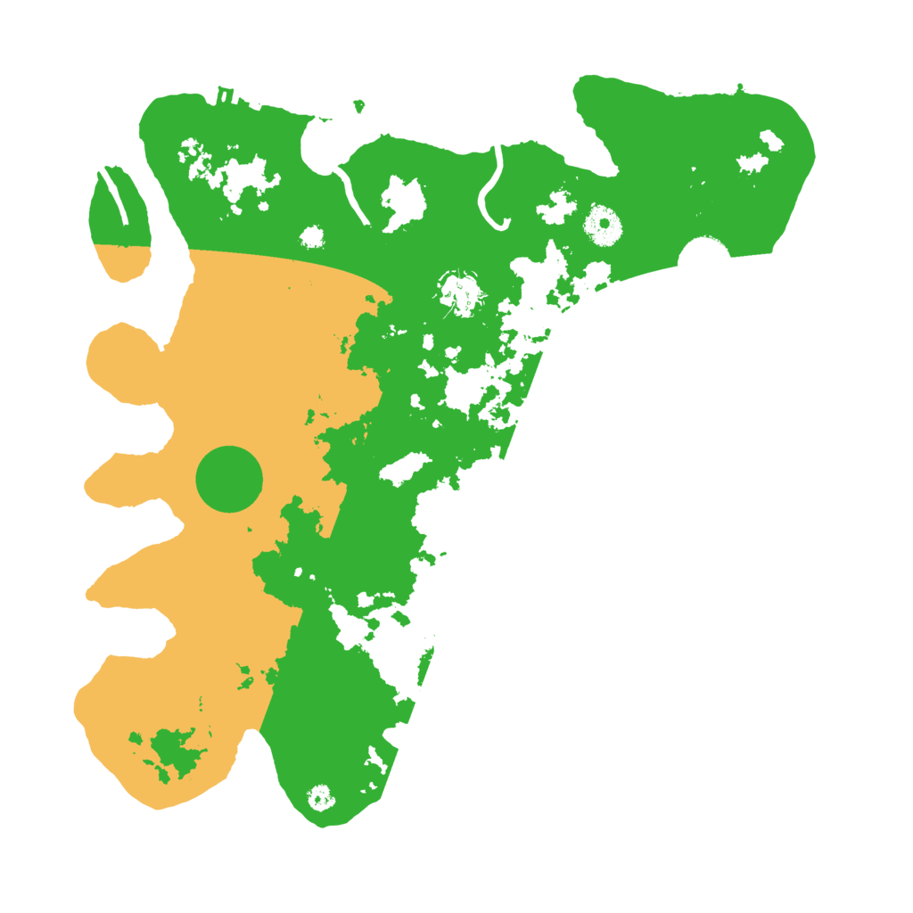 Biome Rust Map: Procedural Map, Size: 3600, Seed: 891677623