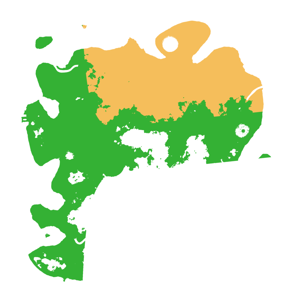 Biome Rust Map: Procedural Map, Size: 3500, Seed: 253223891
