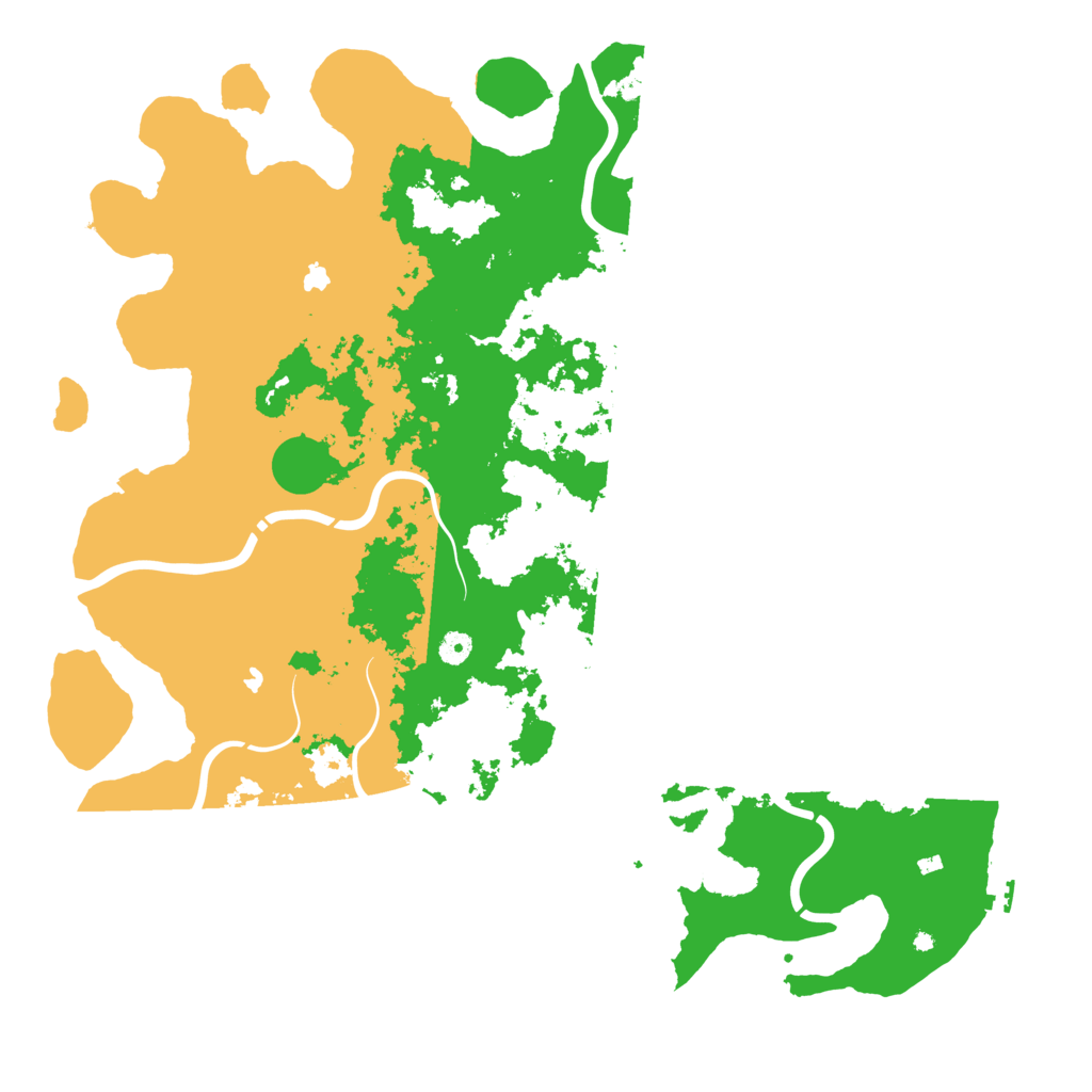 Biome Rust Map: Procedural Map, Size: 5000, Seed: 962813935
