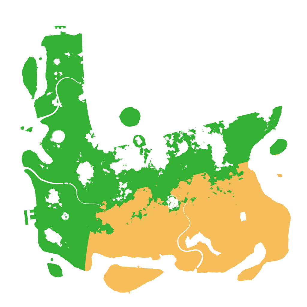 Biome Rust Map: Procedural Map, Size: 4250, Seed: 1371550179