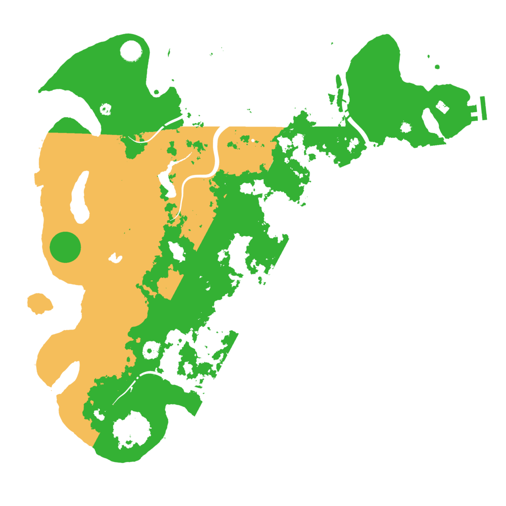 Biome Rust Map: Procedural Map, Size: 4300, Seed: 145558020