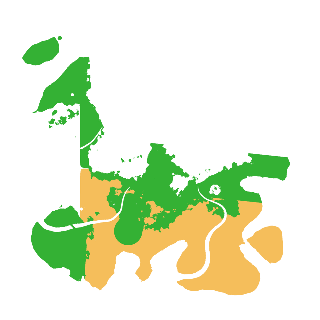 Biome Rust Map: Procedural Map, Size: 3000, Seed: 1846758335