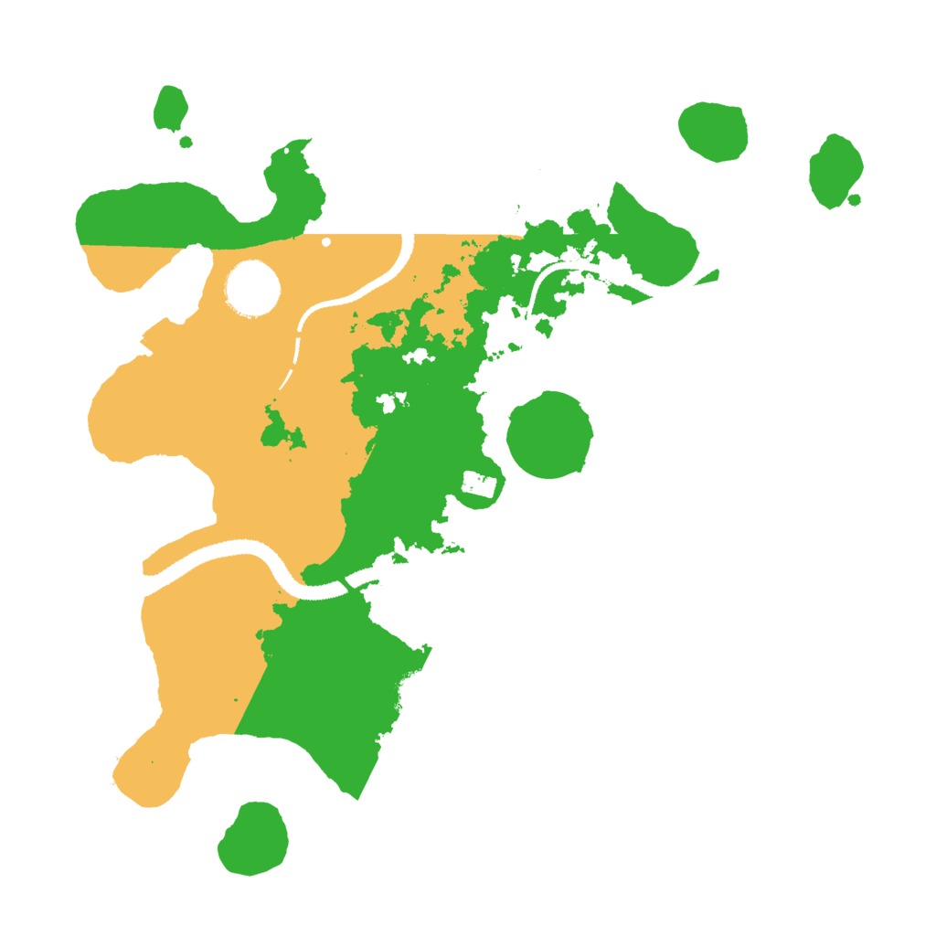 Biome Rust Map: Procedural Map, Size: 3000, Seed: 9384924