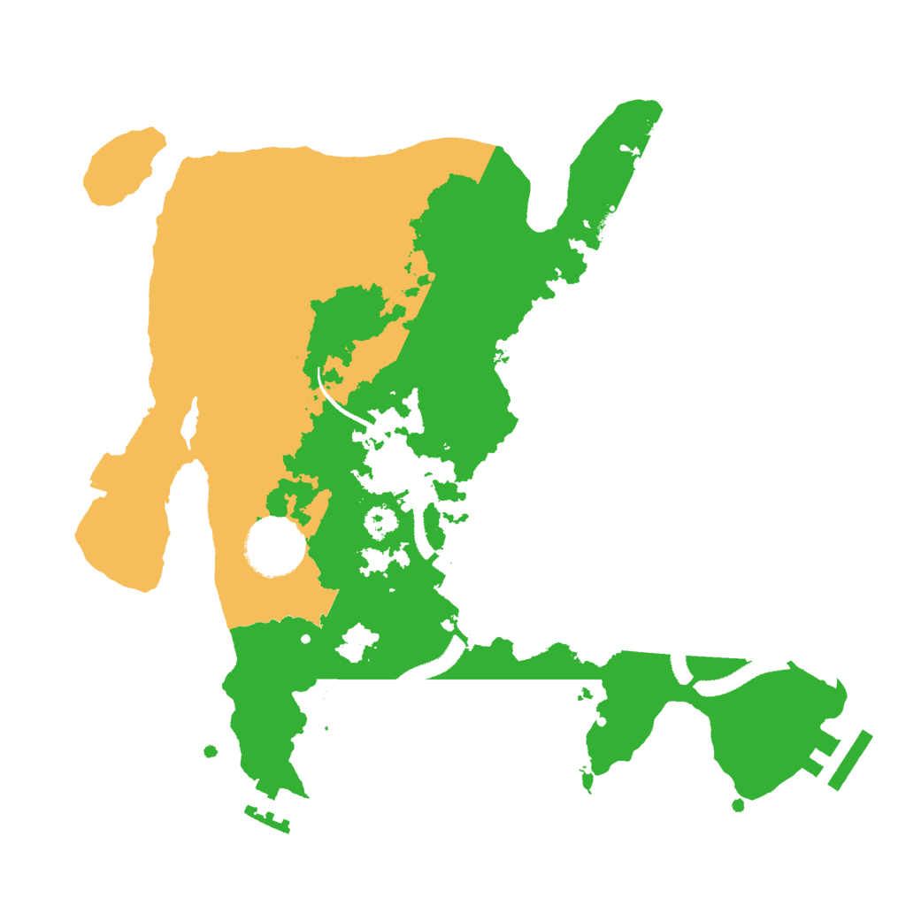 Biome Rust Map: Procedural Map, Size: 2800, Seed: 464118289