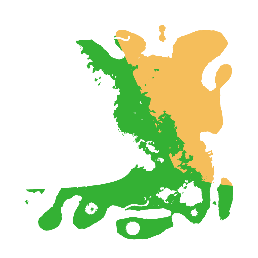 Biome Rust Map: Procedural Map, Size: 3300, Seed: 495284