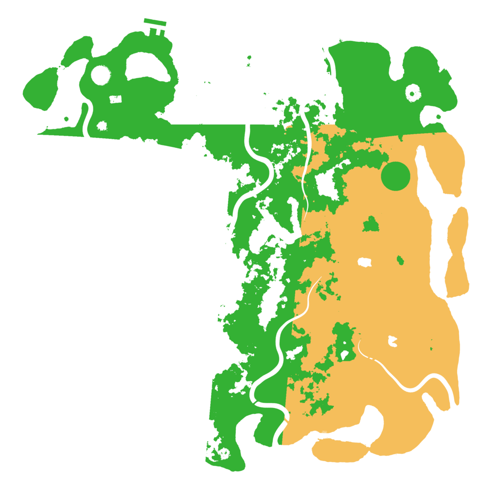 Biome Rust Map: Procedural Map, Size: 4500, Seed: 210793