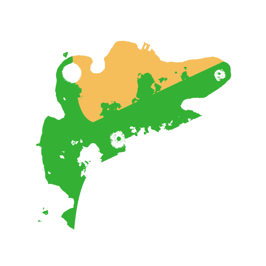 Biome Rust Map: Procedural Map, Size: 2500, Seed: 50550