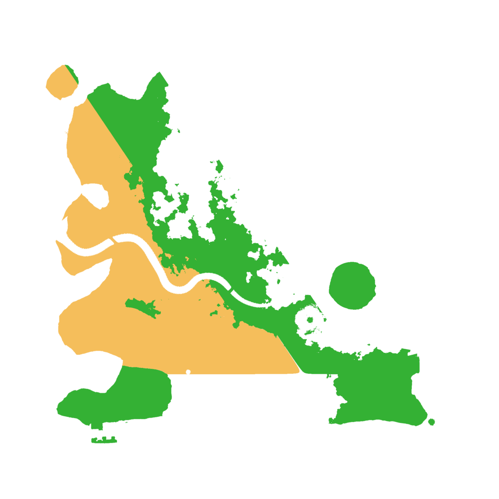 Biome Rust Map: Procedural Map, Size: 3000, Seed: 110937
