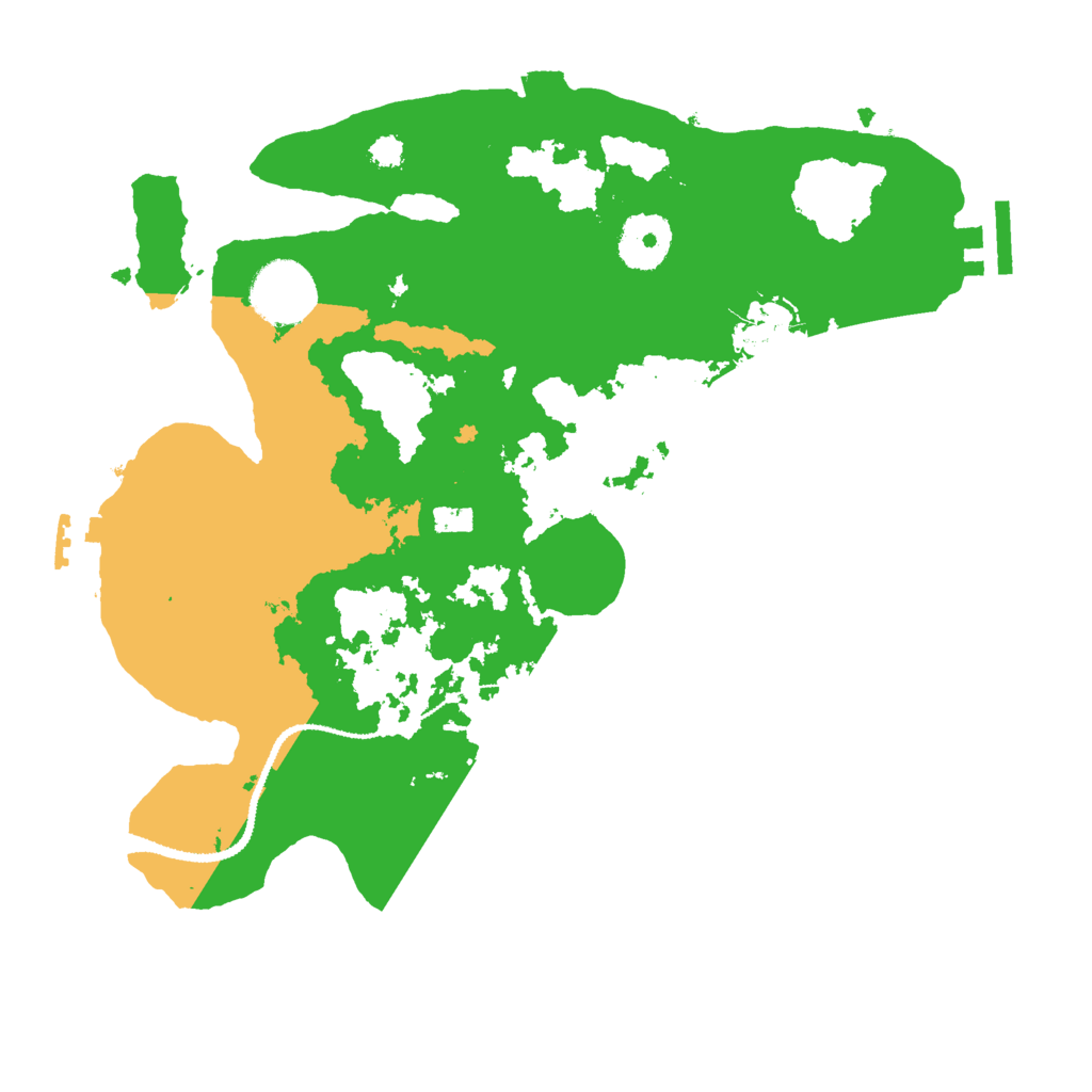 Biome Rust Map: Procedural Map, Size: 3000, Seed: 161328
