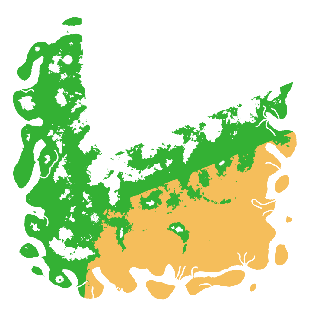 Biome Rust Map: Procedural Map, Size: 6000, Seed: 42095