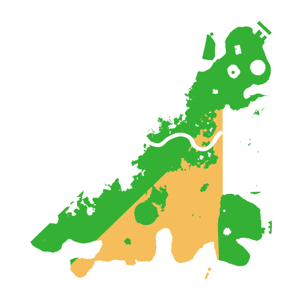 Biome Rust Map: Procedural Map, Size: 3500, Seed: 1467512504