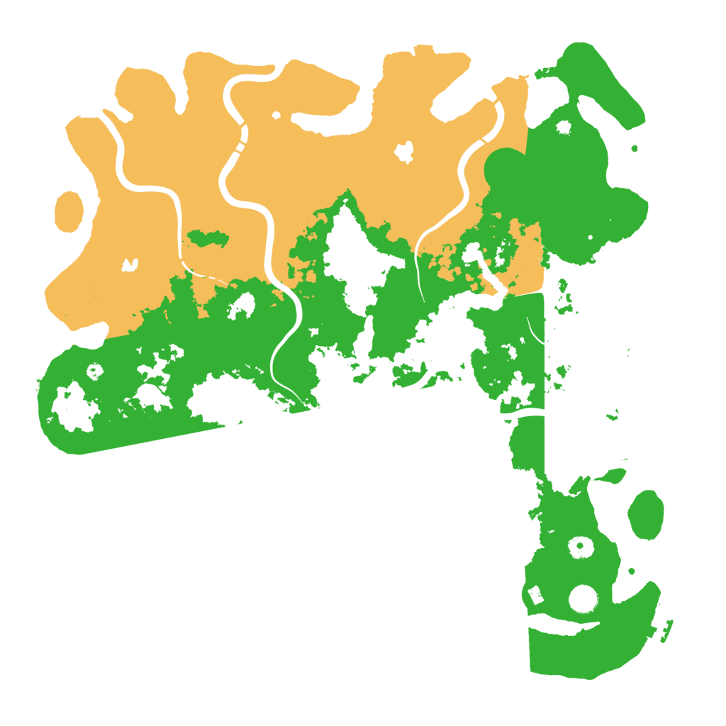 Biome Rust Map: Procedural Map, Size: 4500, Seed: 17726438