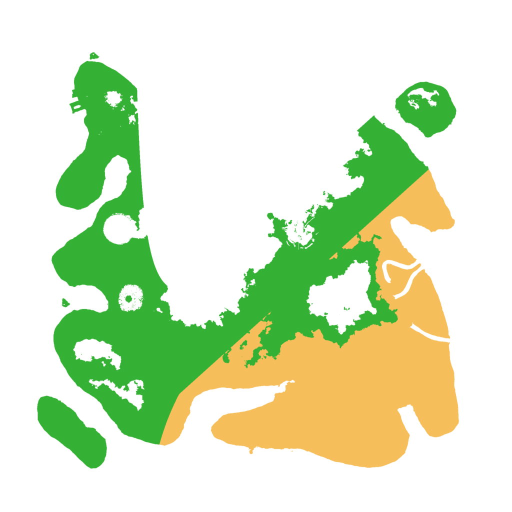 Biome Rust Map: Procedural Map, Size: 3000, Seed: 434062