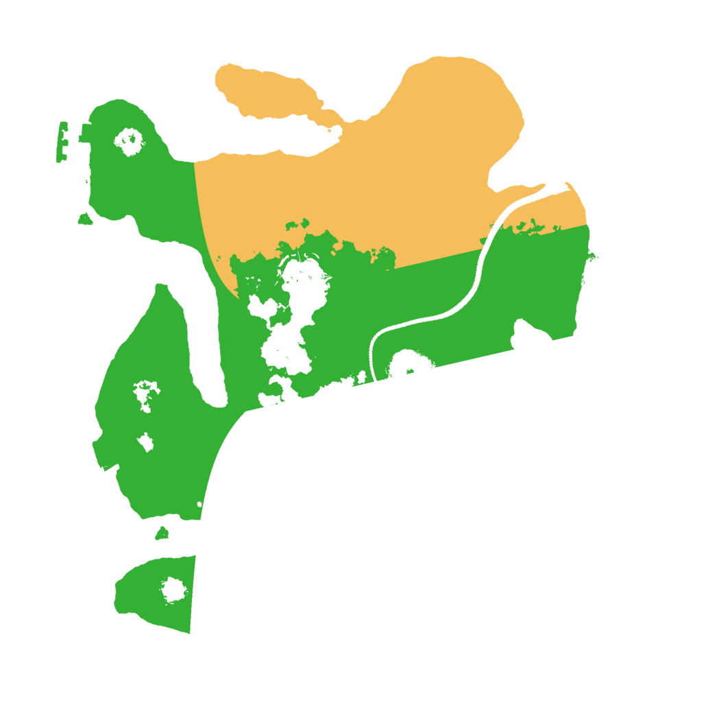 Biome Rust Map: Procedural Map, Size: 2600, Seed: 19300110