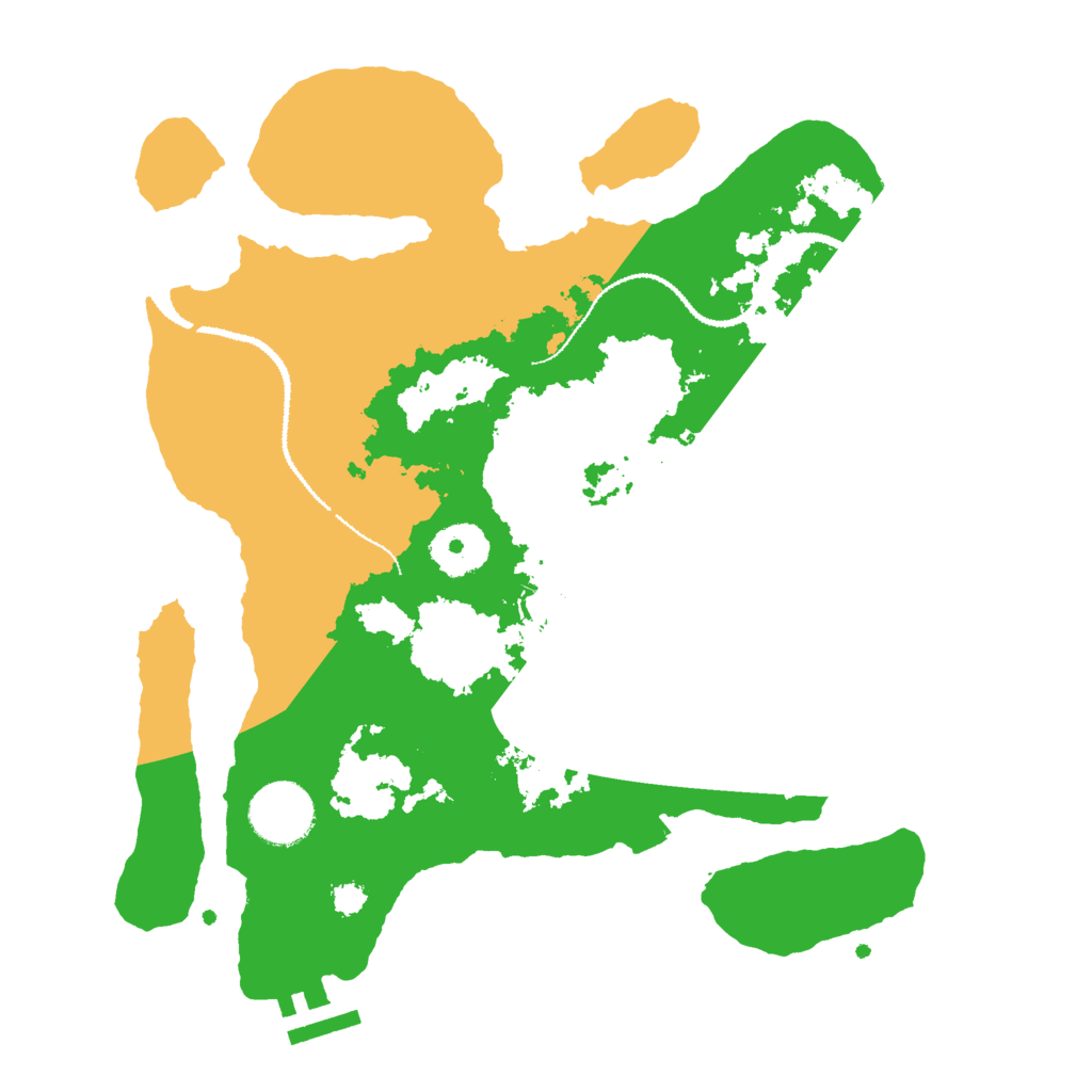 Biome Rust Map: Procedural Map, Size: 3000, Seed: 473291