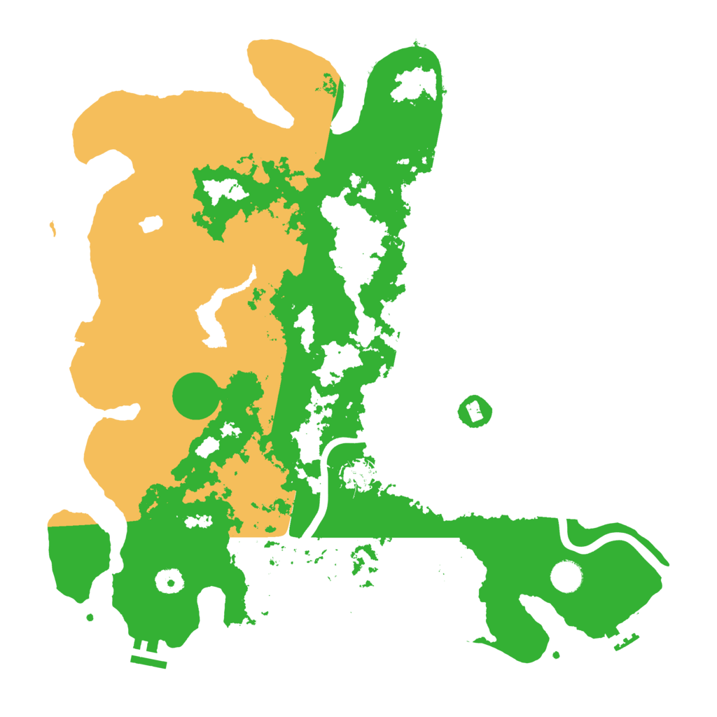 Biome Rust Map: Procedural Map, Size: 4000, Seed: 990825