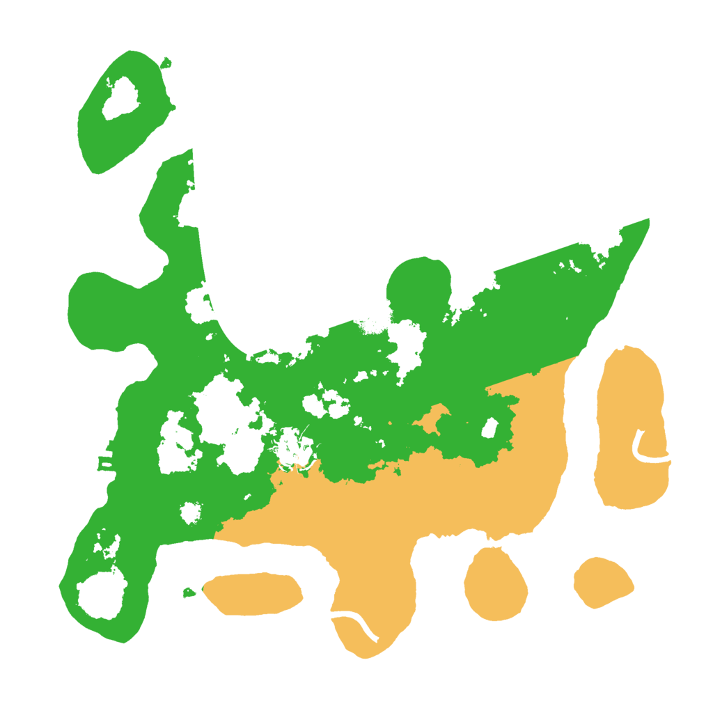 Biome Rust Map: Procedural Map, Size: 3000, Seed: 259208