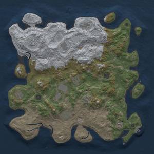 Thumbnail Rust Map: Procedural Map, Size: 4250, Seed: 1604851196, 19 Monuments