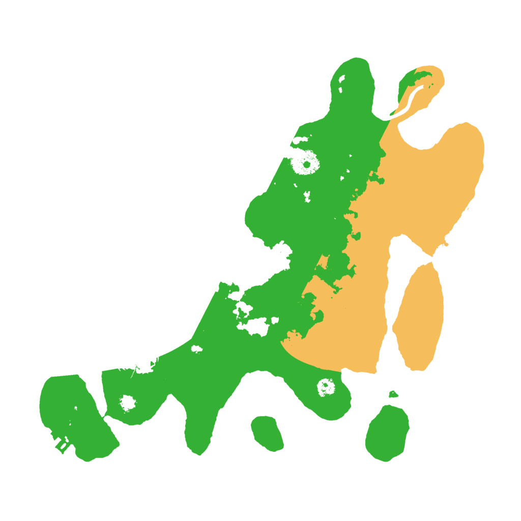Biome Rust Map: Procedural Map, Size: 3000, Seed: 7804912