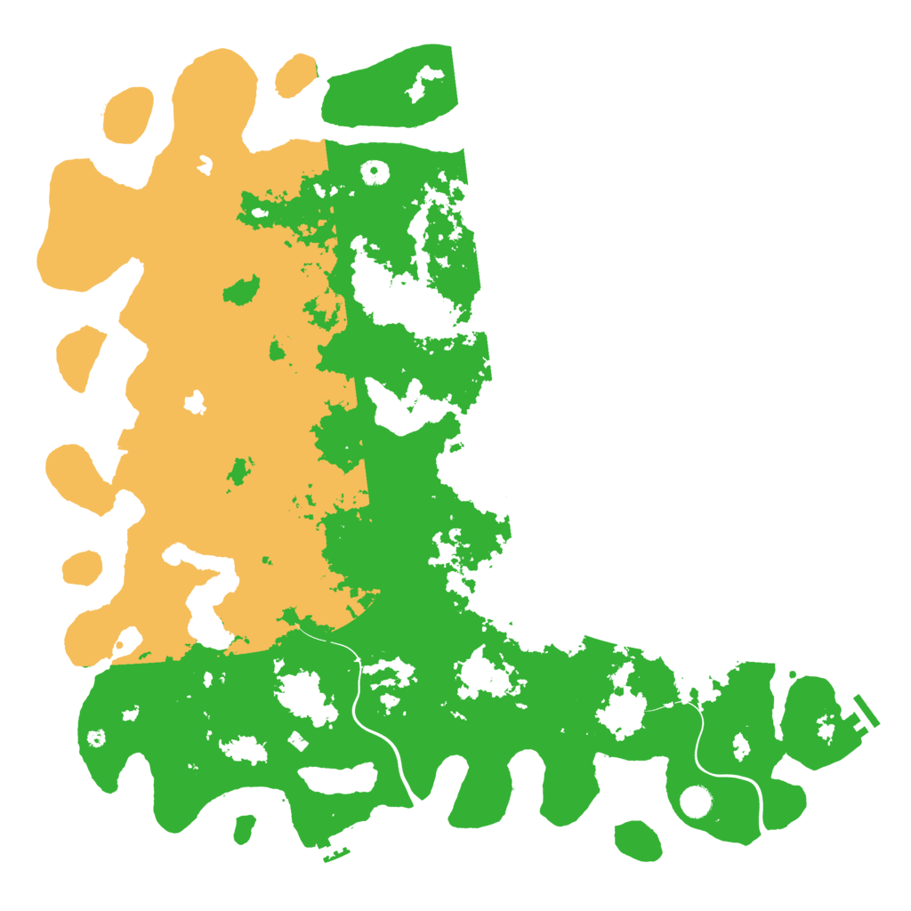 Biome Rust Map: Procedural Map, Size: 5000, Seed: 11750774